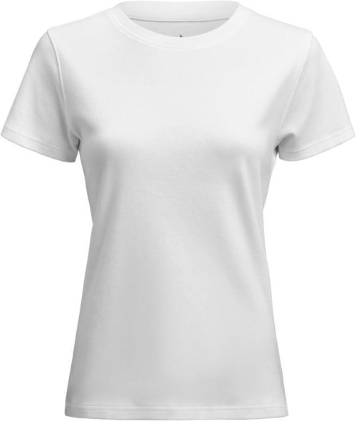 Schweres Damen T-Shirt Scarsdale T-Shirt Women – James Harvest in White