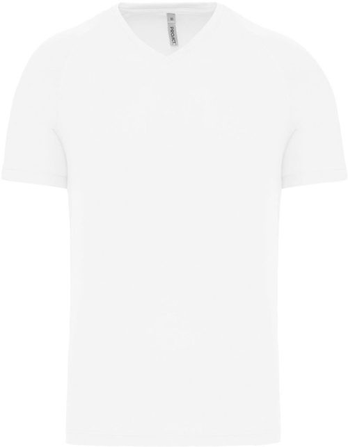 Herren V-Ausschnitt Sport Shirt PA 476 – Kariban ProAct in White