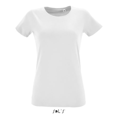 Sol's Regent Fit Women Round Collar Fitted T-Shirt – SOL'S in White