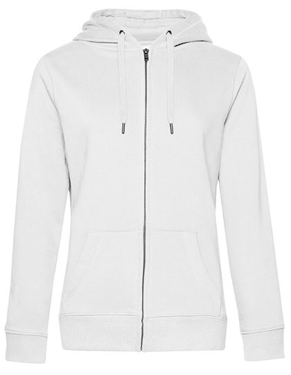 QUEEN Zipped Hood Jacket_° – B&C BE INSPIRED in White
