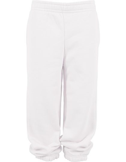 Kids Basic Sweatpants – Build Your Brand Basic in White