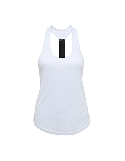 Women´s Performance Strap Back Vest – TriDri® in White
