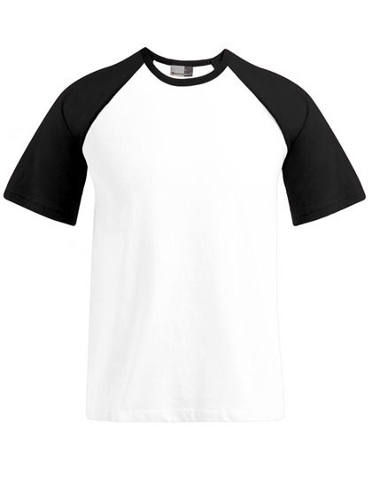 Men´s Raglan T – Promodoro in White/Black