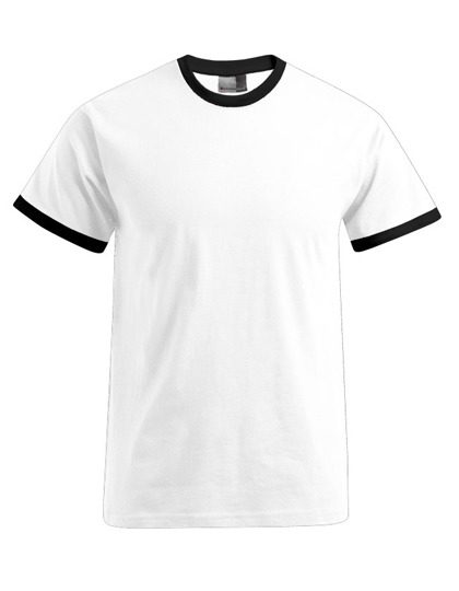 Men´s Contrast-T – Promodoro in White/Black