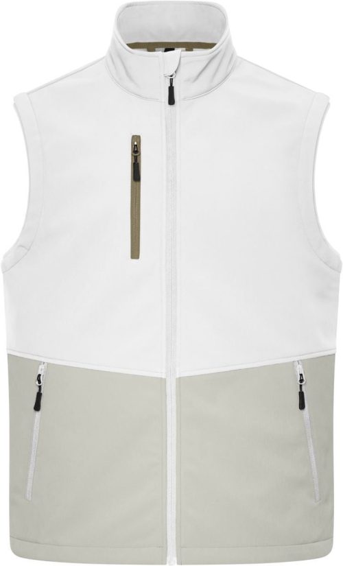 3-Lagen Softshell Bodywarmer JN 1888 – Daiber in White/Cement