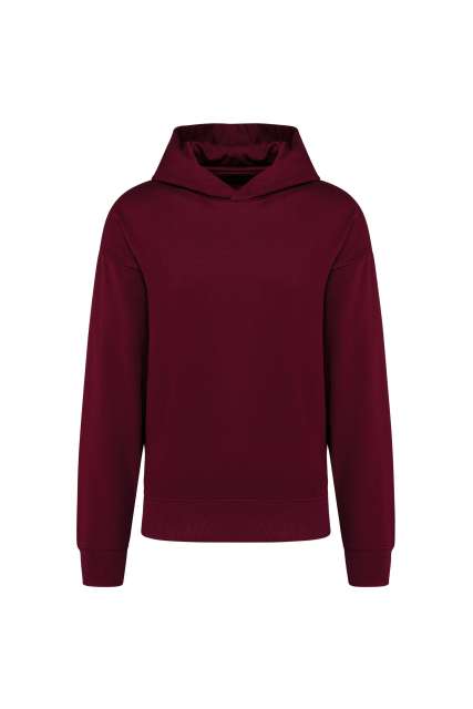 Unisex Oversized Fleece Hoodie – Kariban in Wine