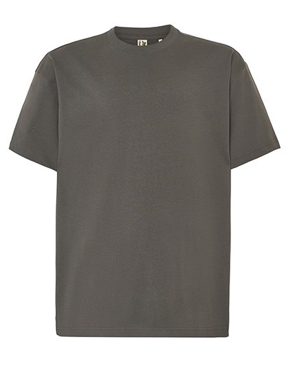 Oversize Relaxed Fit T-Shirt – JHK in Wolf Grey