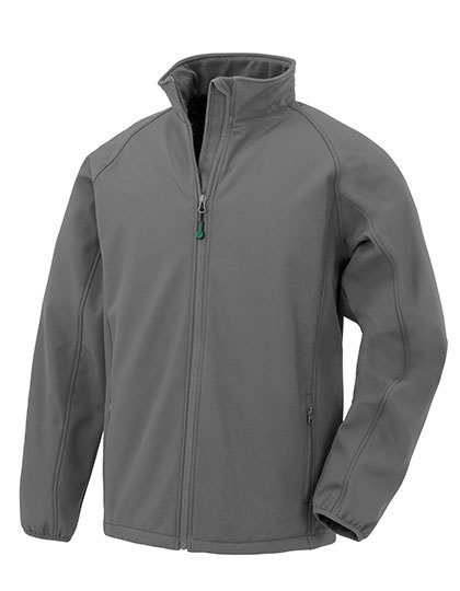 Men´s Recycled 2-Layer Printable Softshell Jacket – Result Recycled in Workguard Grey
