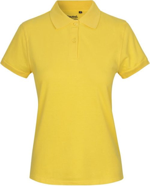 Damen Bio Piqué Polo O 22980 – Neutral in Yellow