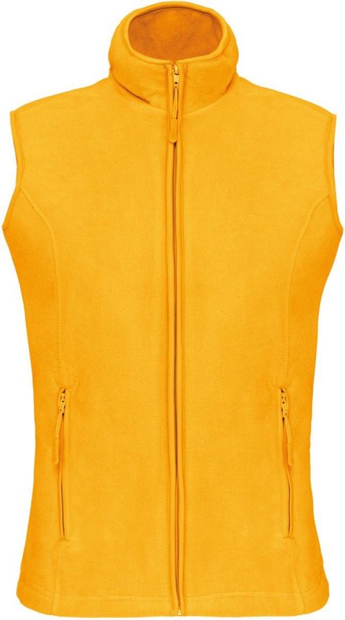 Damen Microfleece Gilet "Melodie" K 906 – Kariban in Yellow
