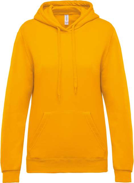 Ladies’ Hooded Sweatshirt – Kariban in Yellow