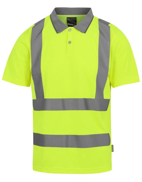 Pro Contract Hi-Vis Polo – Regatta High Visibility in Yellow
