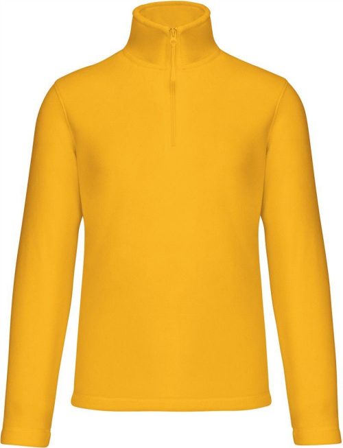 Microfleece Pullover mit 1/4 Zip "Enzo" K 912 – Kariban in Yellow