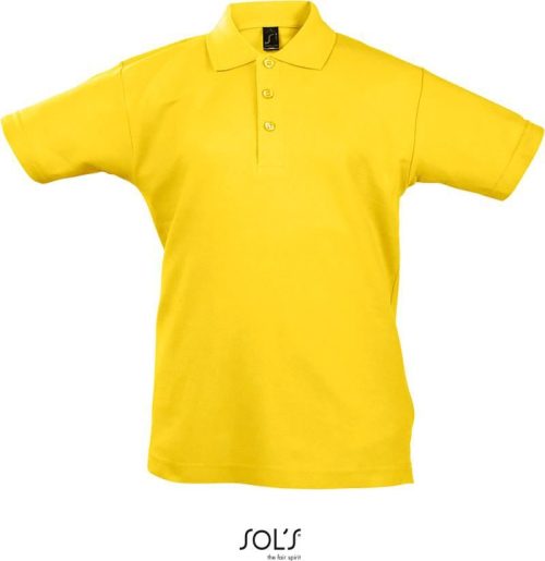 Kinder Piqué Polo Summer Kids II – SOL'S in Yellow