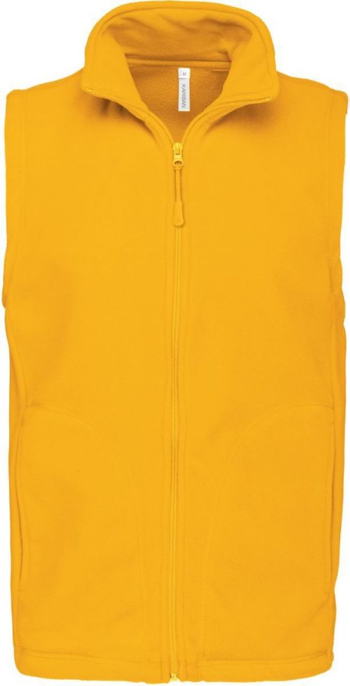 Microfleece Gilet "Luca" K 913 – Kariban in Yellow