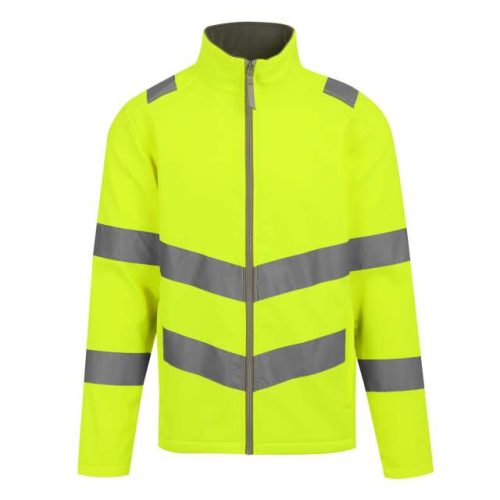 Hi-Vis Pro Contract Ablaze 2 Layer Softshell Jacket (Class 3) – Regatta in Yellow