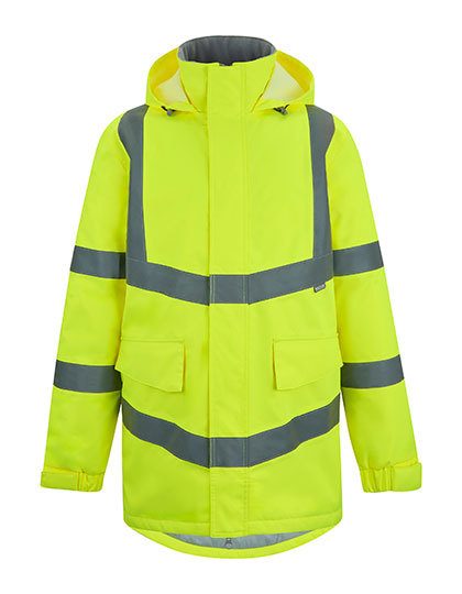 Hi-Vis Pro Contract Dover Parka Jacket – Regatta High Visibility in Yellow