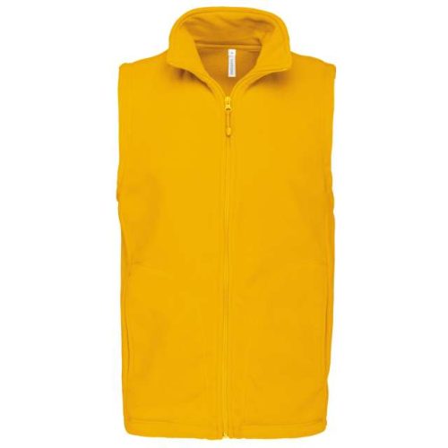 Luca - Men's Microfleece Gilet – Kariban in Yellow
