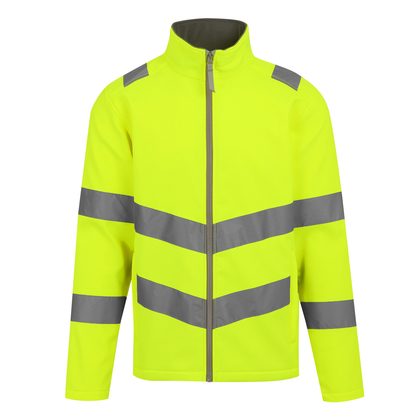 Pro Contract Hi-Vis Ablaze 2L Softshell Jacket – Regatta High Visibility in Yellow