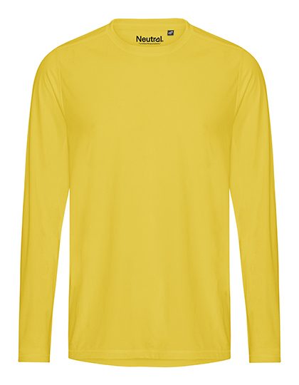Recycled Performance Long Sleeve T-Shirt – Neutral in Yellow
