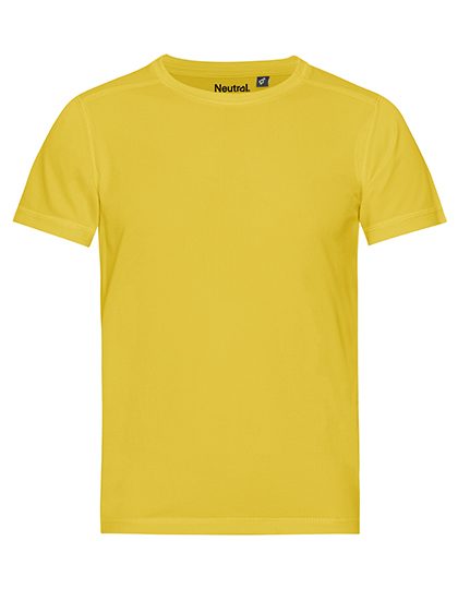 Recycled Kids Performance T-Shirt – Neutral in Yellow