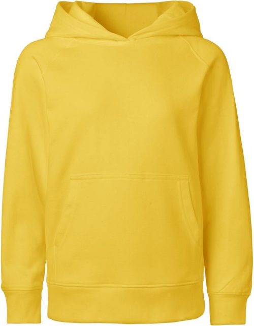 Kinder Bio Kapuzen Sweater O 13101 – Neutral in Yellow