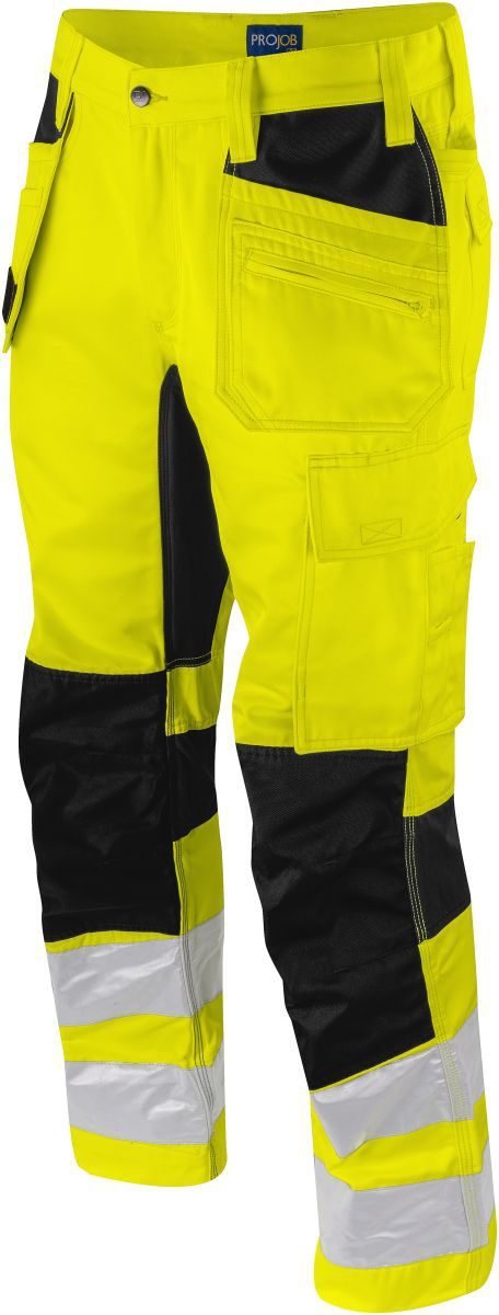 Stretch Sicherheitshose 6570 Waistpants Stretch (42-60) – ProJob in Yellow/Black