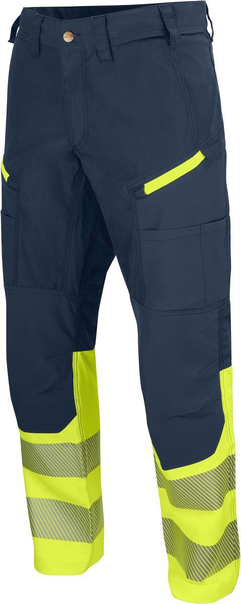Stretch Sicherheitshose 6528 Waistpants Stretch (62) – ProJob in Yellow/Navy