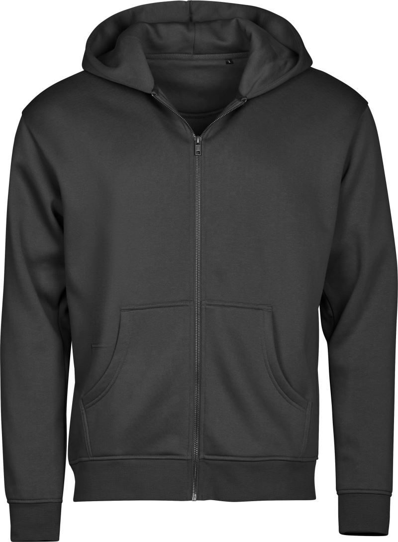 Schwere Kapuzen Sweatjacke "Unlabeled" TJ 5154
