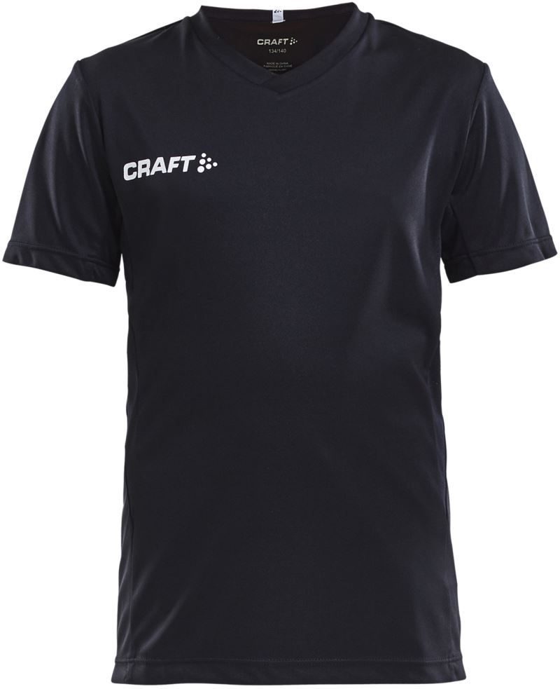 Kinder V-Ausschnitt Sport Shirt Squad Go Jersey Solid Jr