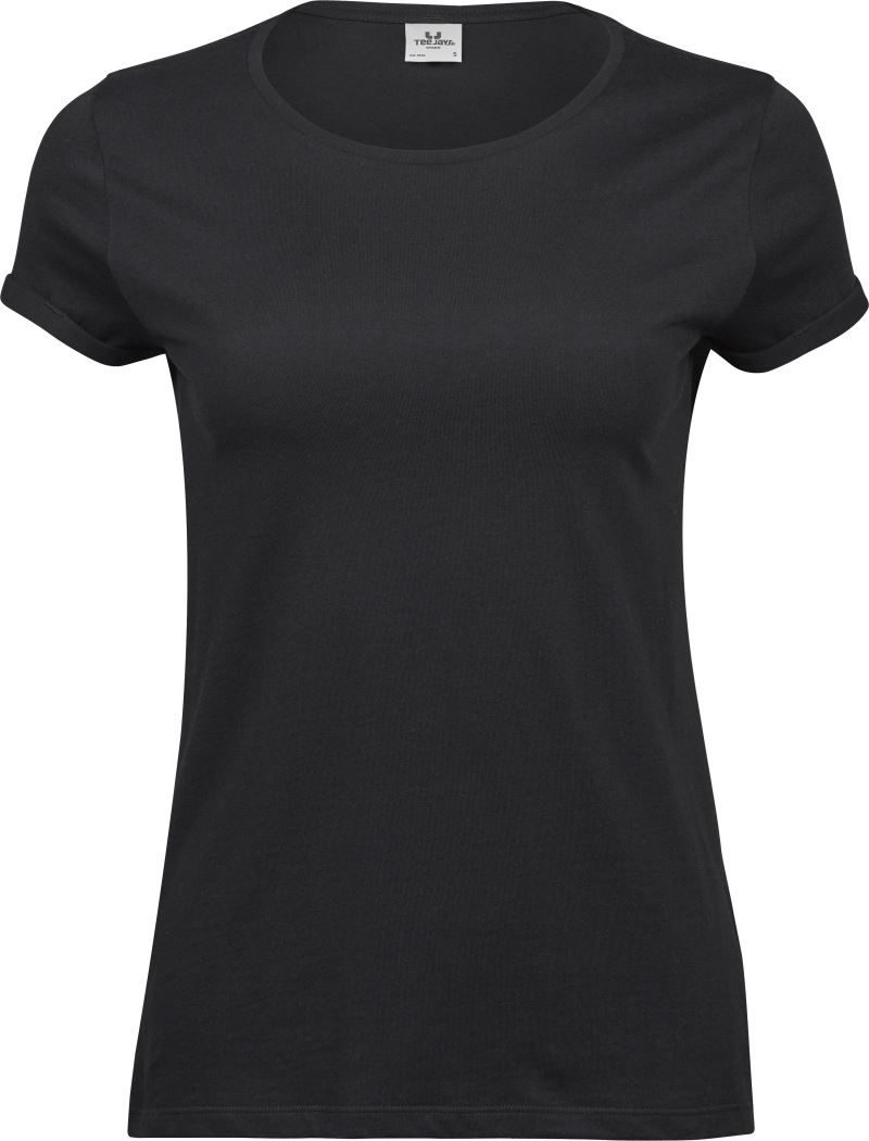 Damen T-Shirt mit Umschlag am Arm TJ 5063