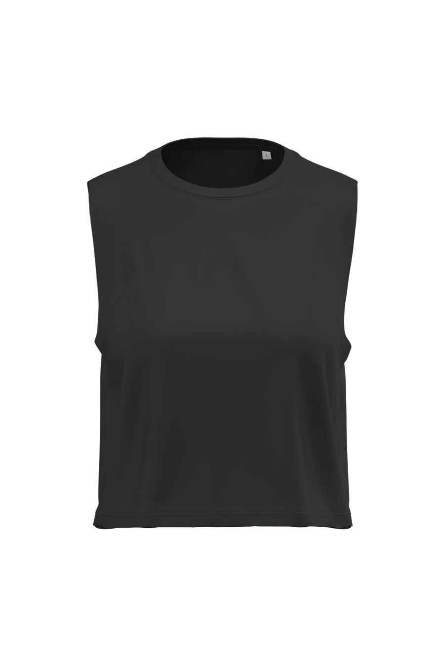 Ärmelloses Cropped-T-Shirt für Damen PA499