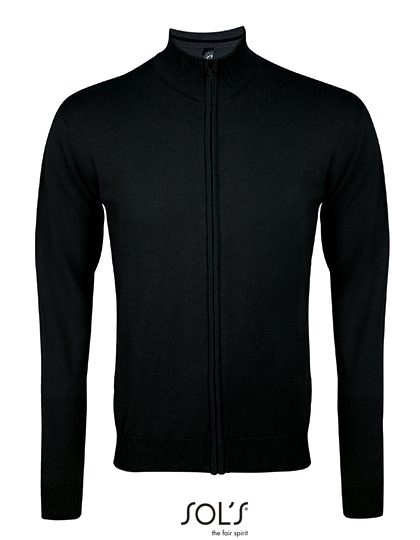 Men´s Zipped Knitted Cardigan Gordon
