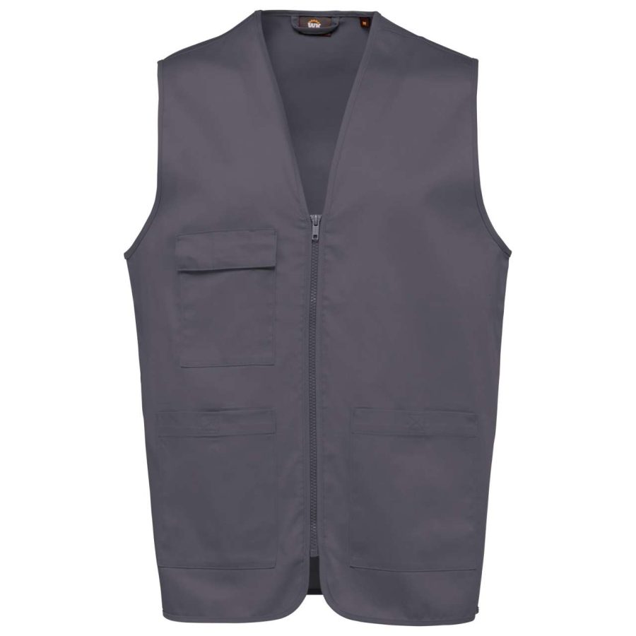 Unisex Polycotton Multi-Pocket Vest
