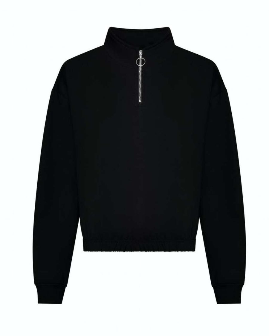 Women's Cropped 1/4 Zip Sweat