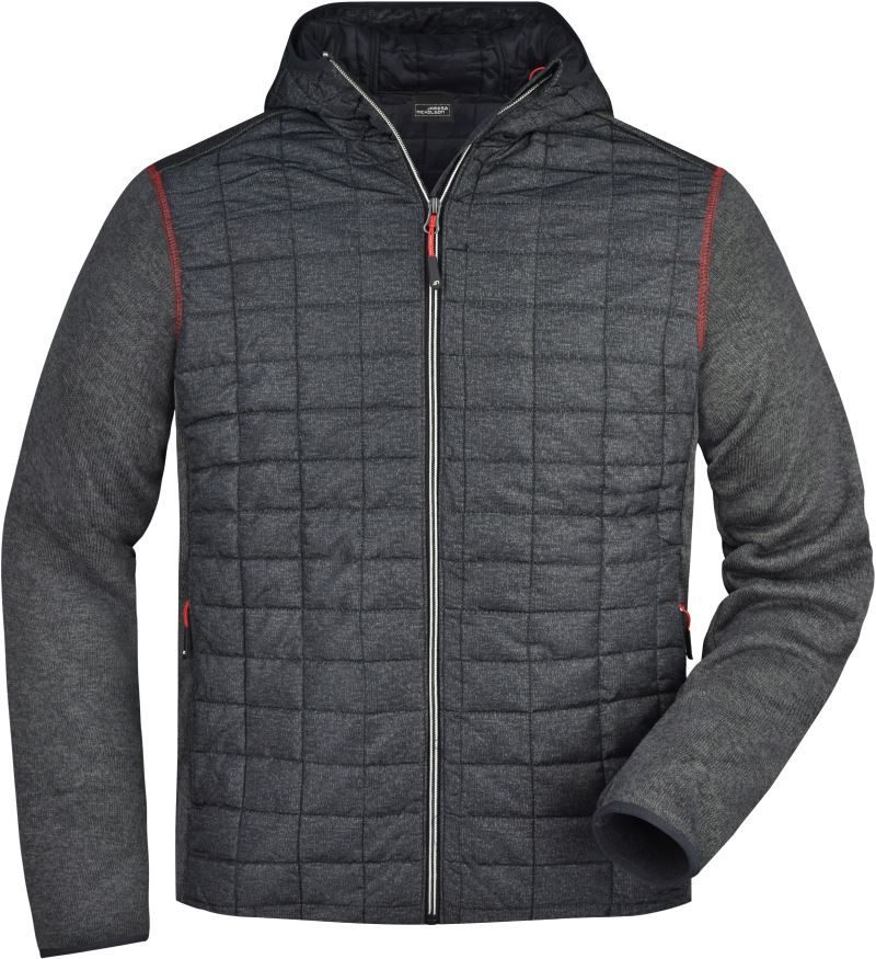 Herren Strick Hybrid Jacke JN 772