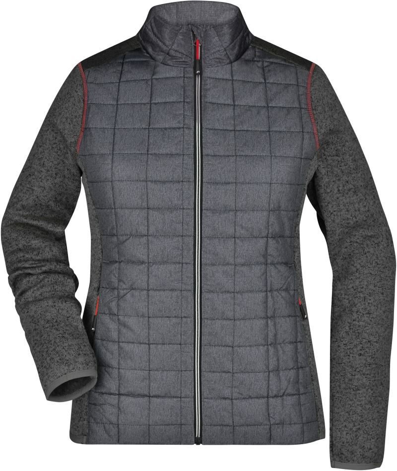 Damen Strick Hybrid Jacke JN 741