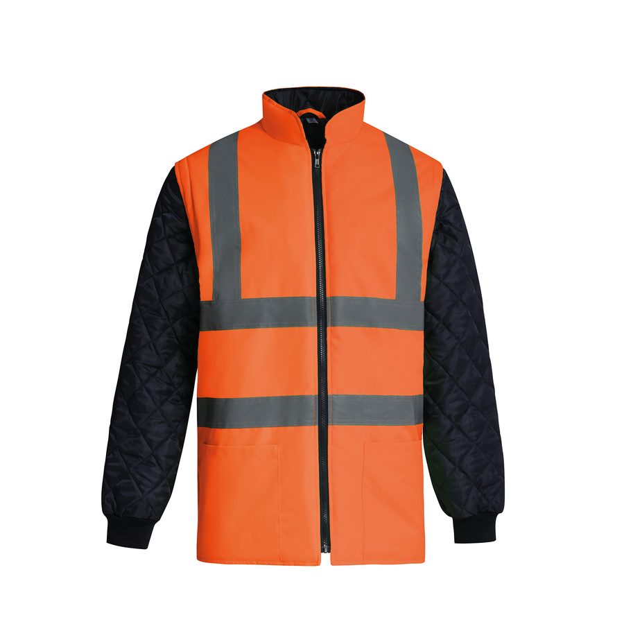 Warn-Steppjacke mit abnehmbaren Ärmeln HV008SL