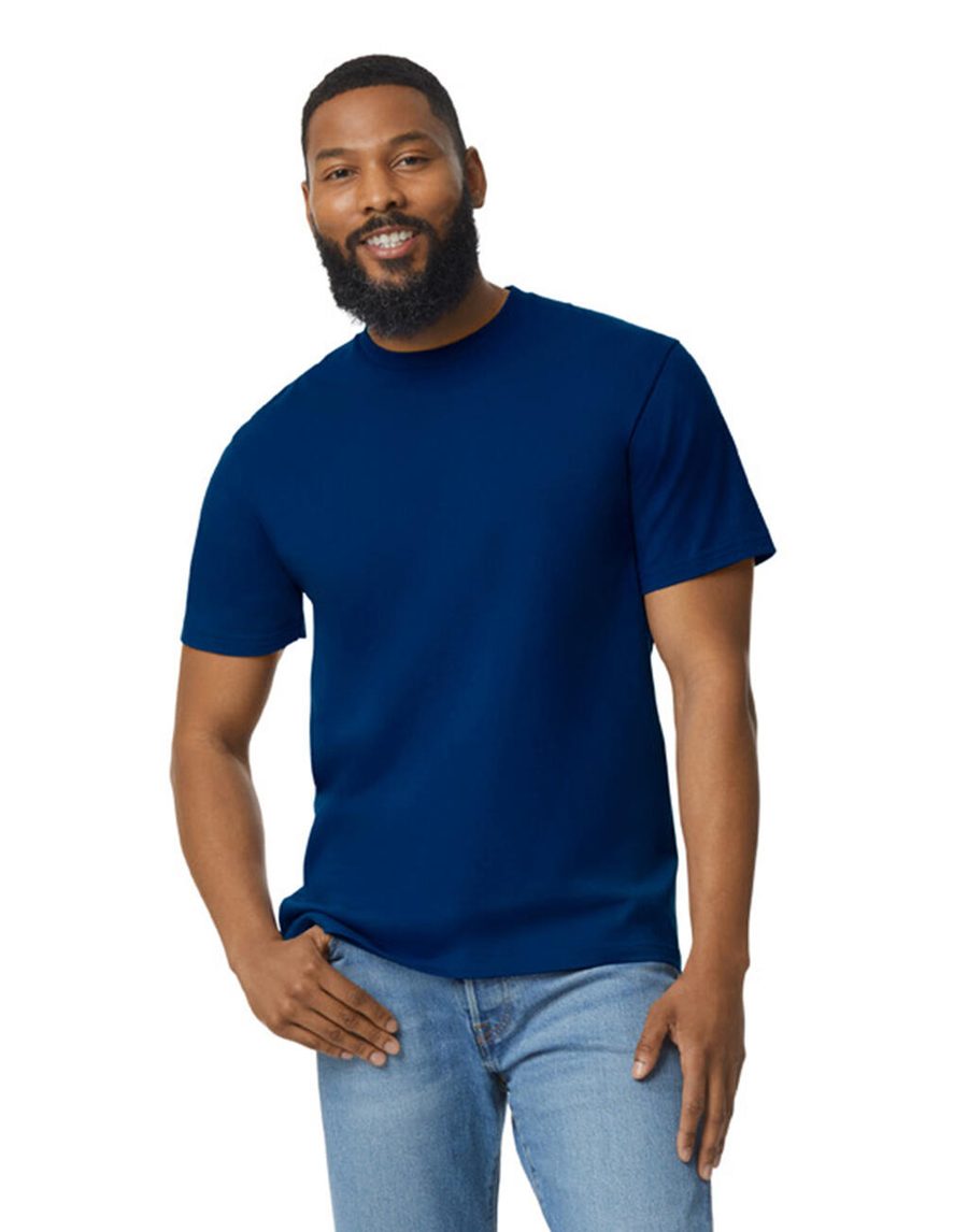 Softstyle Midweight Adult No Label Enzyme Wash T-Shirt