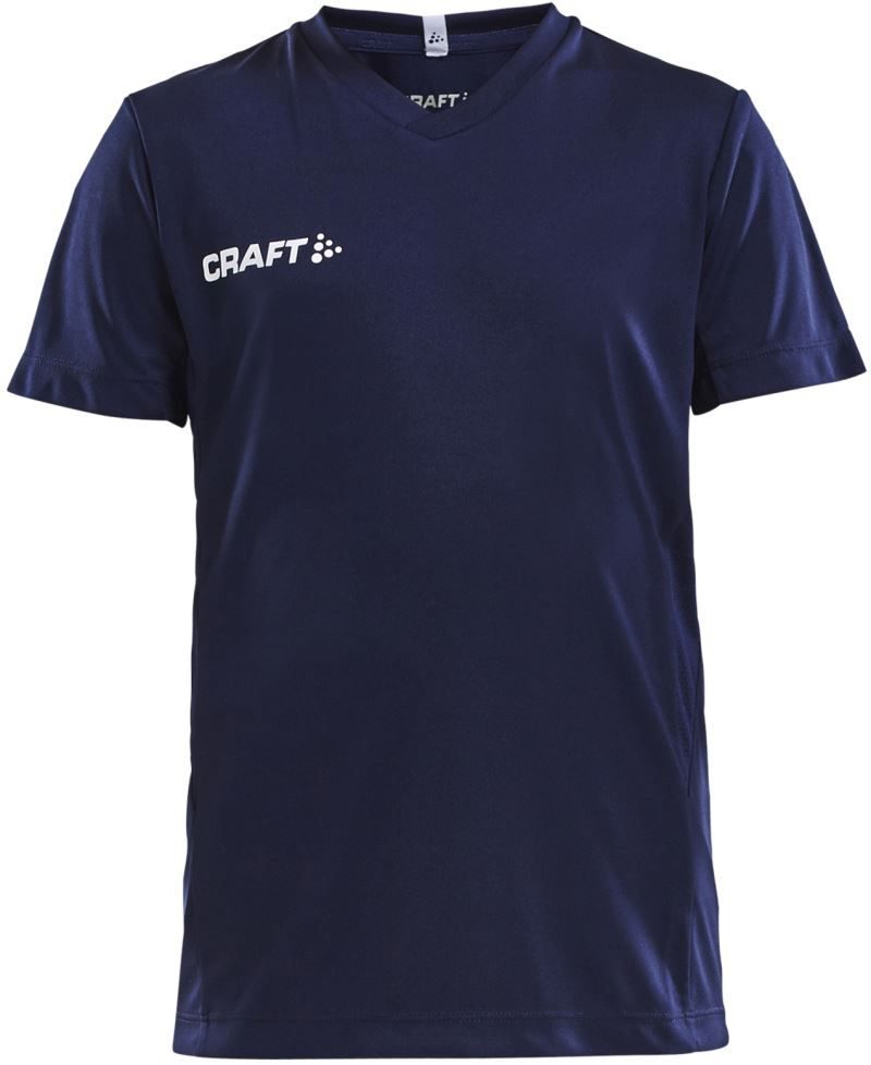 Kinder V-Ausschnitt Sport Shirt Squad Go Jersey Solid Jr