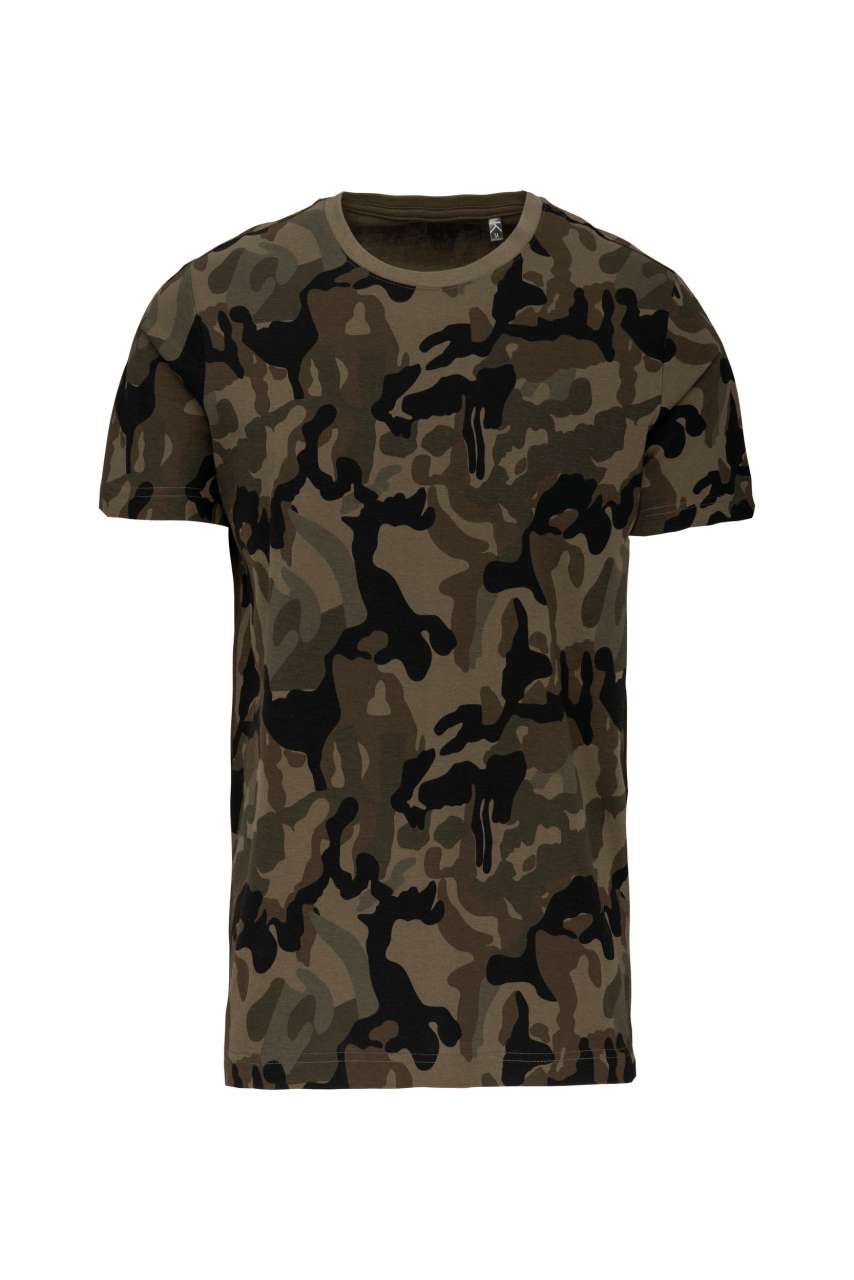 Men's Short-Sleeved Camo T-Shirt